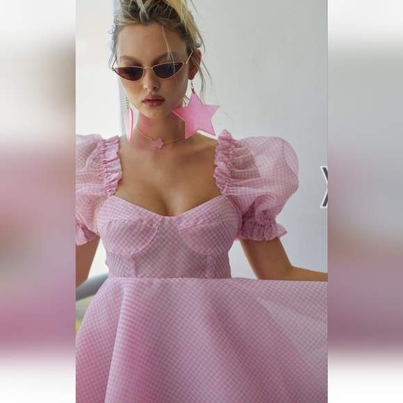 Selkie Ice Cream Gingham Parliament Dress - Picture 16 of 16